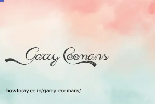 Garry Coomans