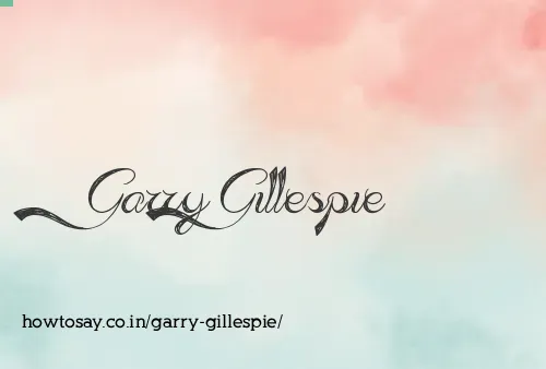 Garry Gillespie