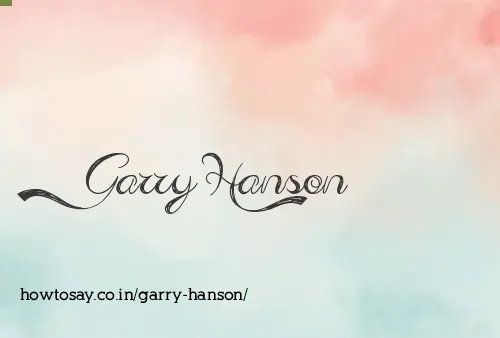 Garry Hanson