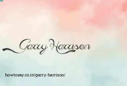 Garry Harrison