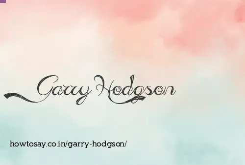 Garry Hodgson