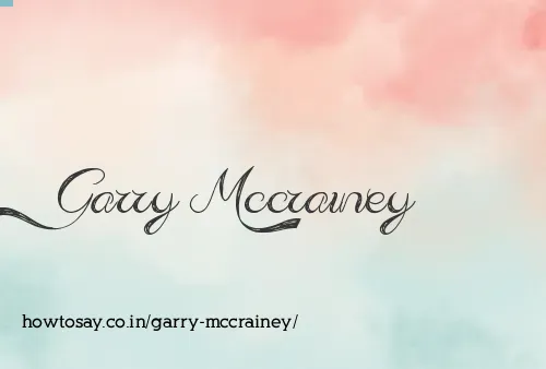 Garry Mccrainey