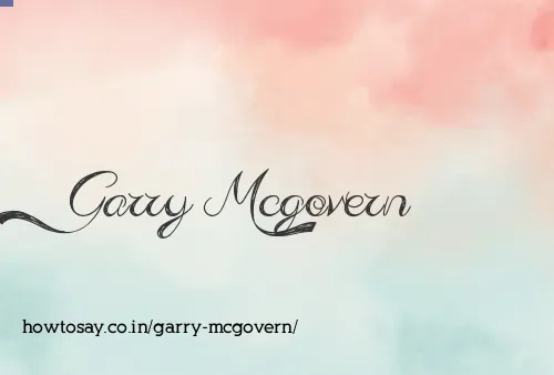 Garry Mcgovern