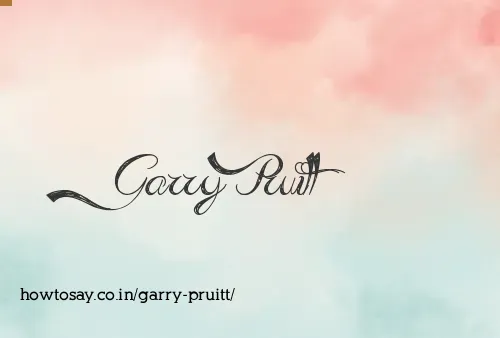 Garry Pruitt
