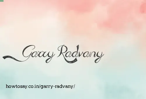 Garry Radvany