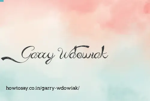 Garry Wdowiak