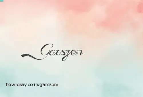Garszon