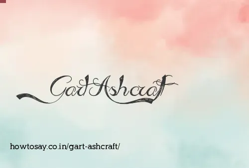 Gart Ashcraft