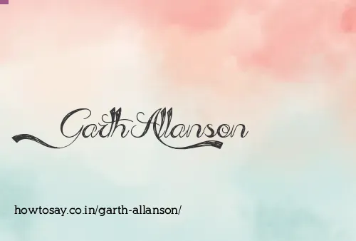 Garth Allanson