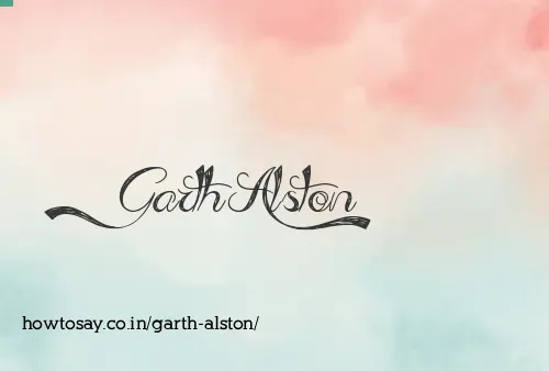 Garth Alston
