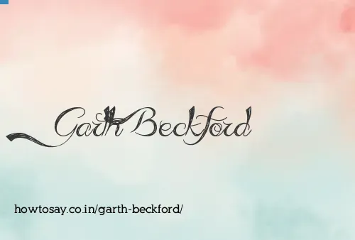 Garth Beckford