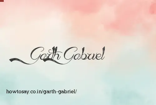 Garth Gabriel