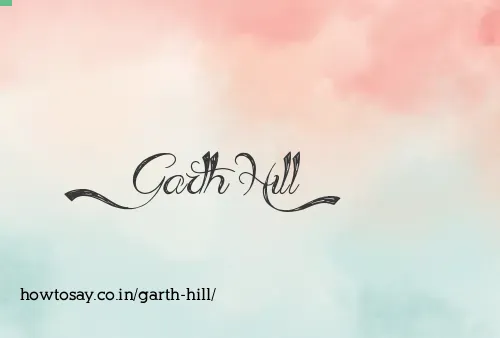 Garth Hill