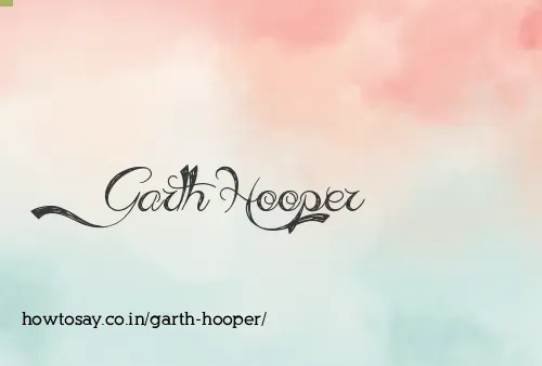 Garth Hooper