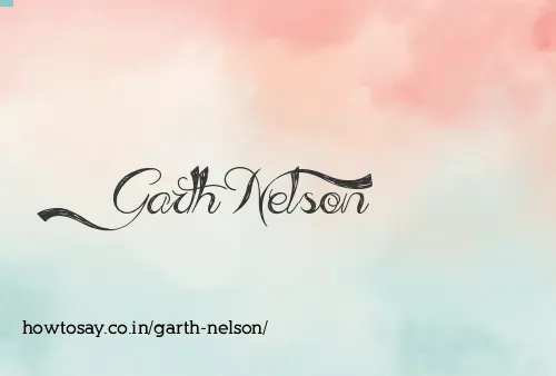 Garth Nelson