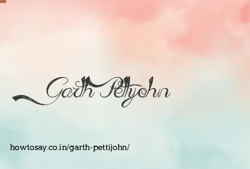 Garth Pettijohn