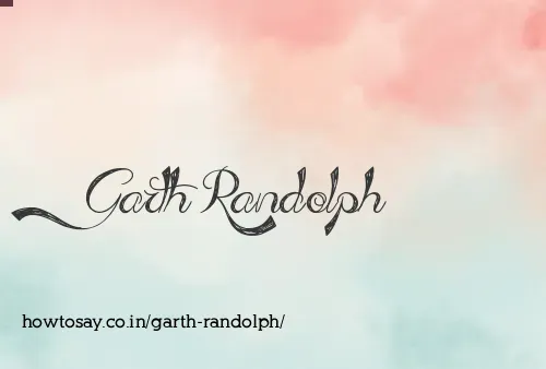 Garth Randolph