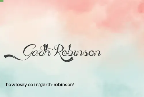 Garth Robinson