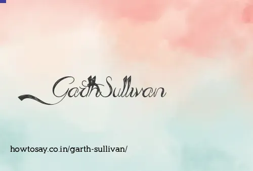 Garth Sullivan