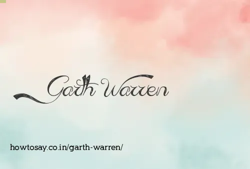 Garth Warren