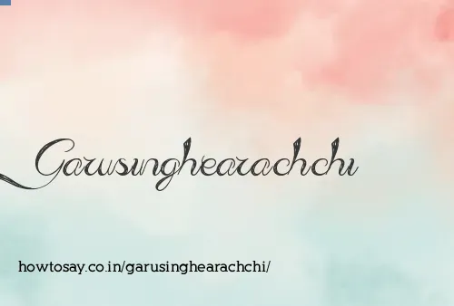 Garusinghearachchi