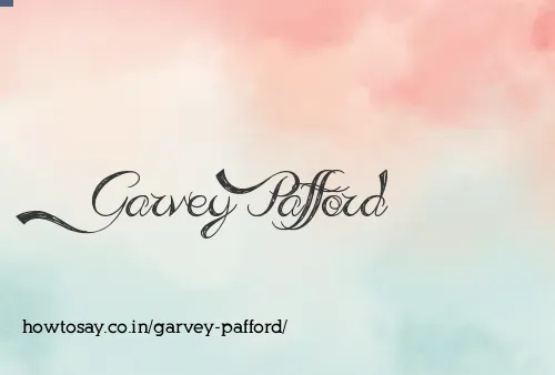 Garvey Pafford