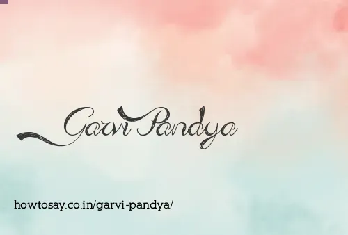 Garvi Pandya