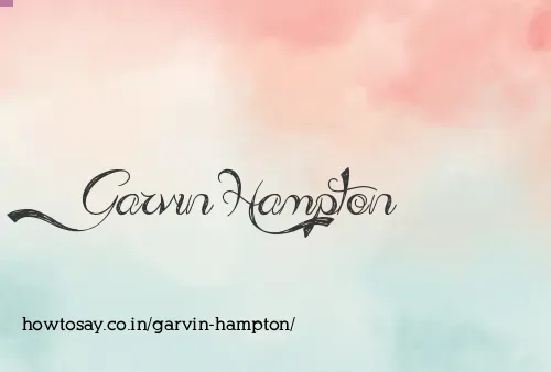Garvin Hampton