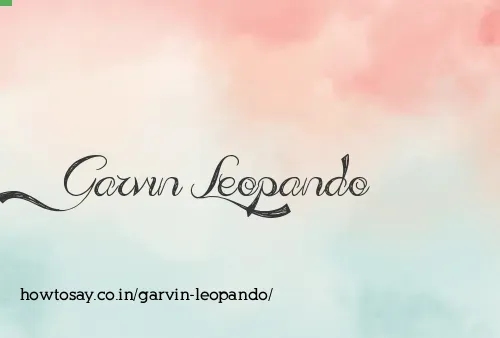 Garvin Leopando