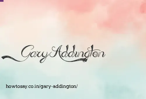 Gary Addington