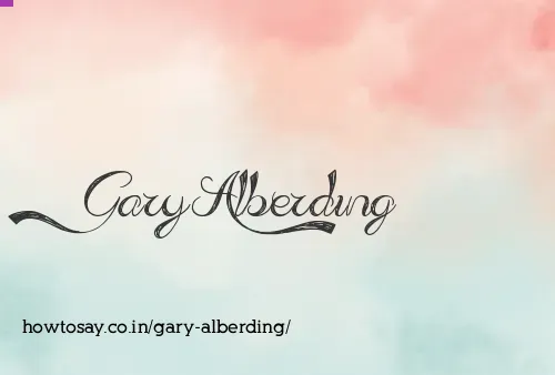 Gary Alberding