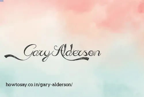 Gary Alderson