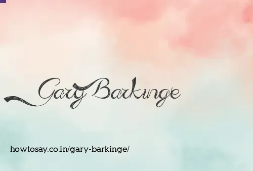 Gary Barkinge