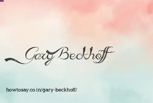 Gary Beckhoff