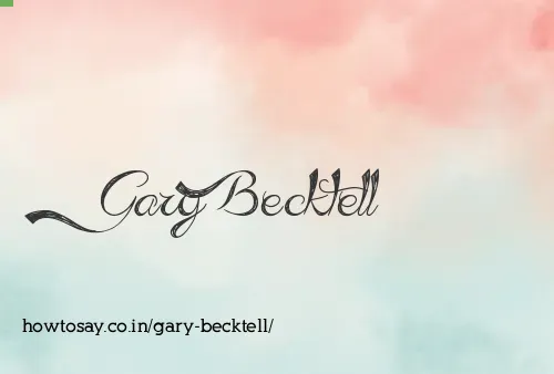 Gary Becktell