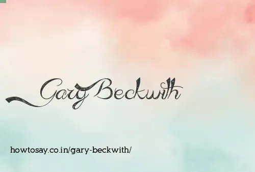 Gary Beckwith
