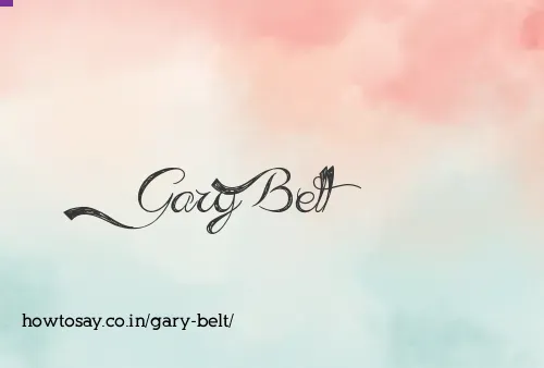 Gary Belt