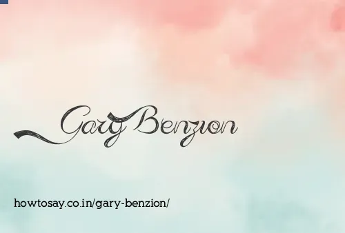 Gary Benzion