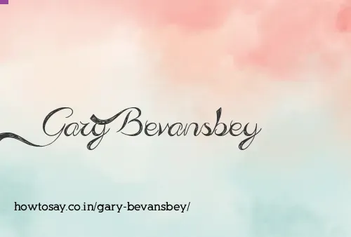 Gary Bevansbey