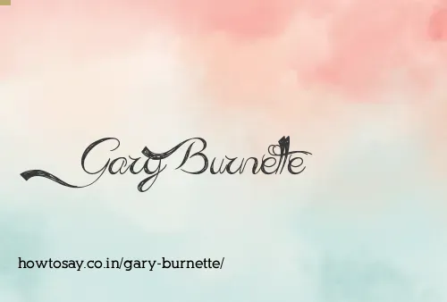 Gary Burnette