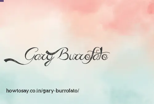 Gary Burrofato