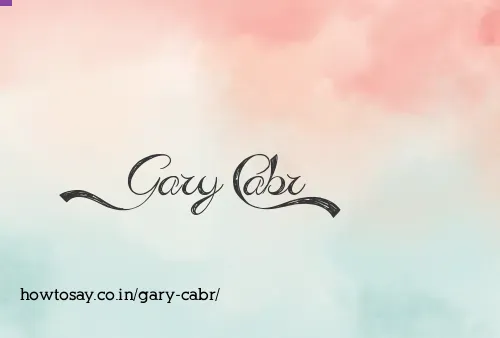 Gary Cabr