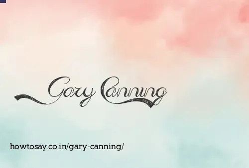 Gary Canning