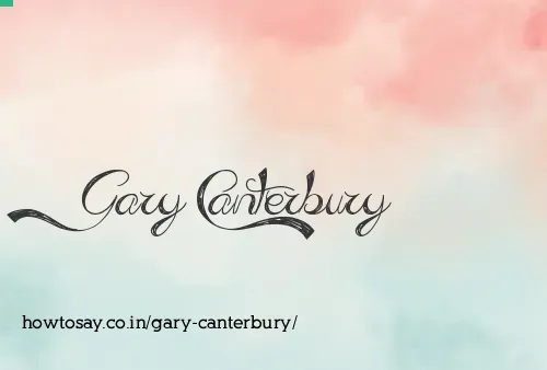 Gary Canterbury