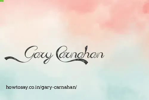 Gary Carnahan