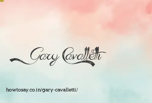 Gary Cavalletti