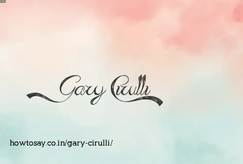 Gary Cirulli