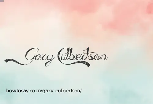 Gary Culbertson