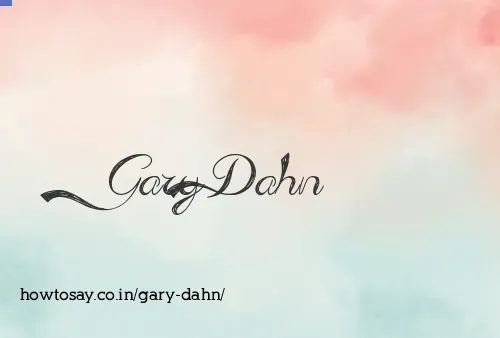 Gary Dahn