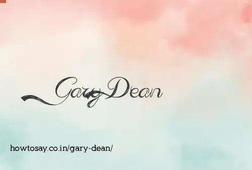 Gary Dean